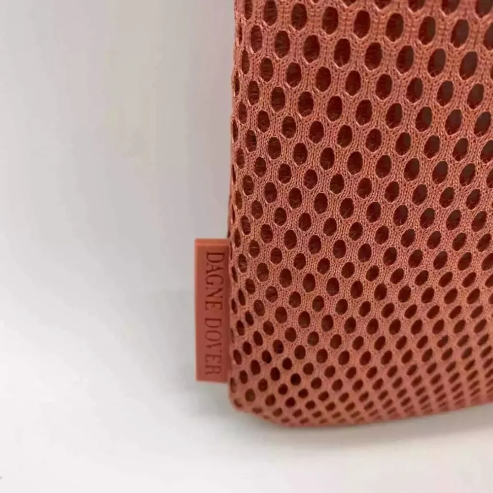 Dagne Dover Parker Air Mesh Pouch in Sienna - Compact & Lightweight